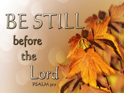 Psalm 37:7 Be Still My Soul (devotional)01:08 (brown)